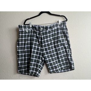Vintage Polo RALPH LAUREN Shorts Mens Plaid 40 Chino Utility Summer Slim Fit Y2K